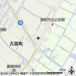 福岡県柳川市吉富町230周辺の地図