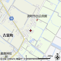 福岡県柳川市弥四郎町334周辺の地図