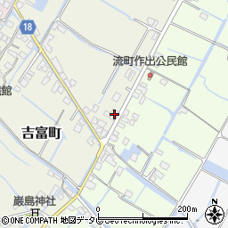 福岡県柳川市吉富町233周辺の地図