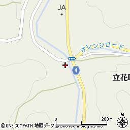 福岡県八女市立花町白木5660-2周辺の地図