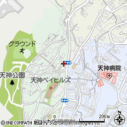 長崎県佐世保市天神町1108-14周辺の地図