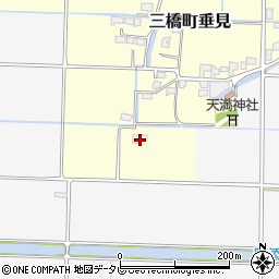 福岡県柳川市三橋町垂見2077周辺の地図