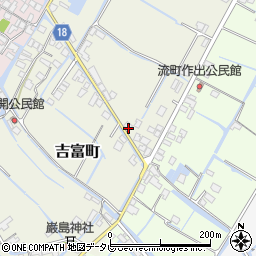 福岡県柳川市吉富町222-1周辺の地図