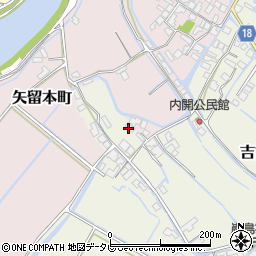 福岡県柳川市吉富町492-2周辺の地図