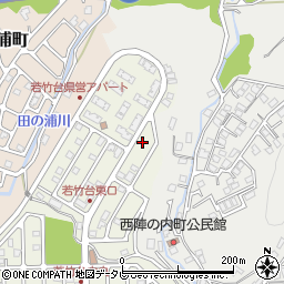 若竹台北公園周辺の地図