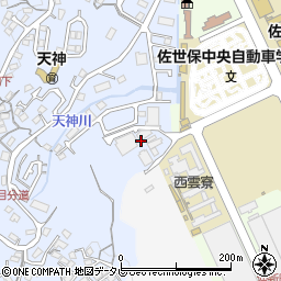 加根久株式会社佐世保支店周辺の地図