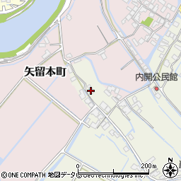 福岡県柳川市吉富町494-1周辺の地図
