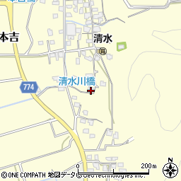福岡県みやま市瀬高町本吉810周辺の地図