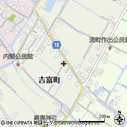 福岡県柳川市吉富町387-2周辺の地図