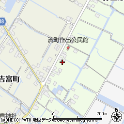 福岡県柳川市弥四郎町332周辺の地図