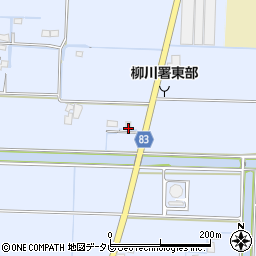 福岡県柳川市大和町六合167周辺の地図