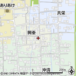 佐賀県杵島郡白石町興亜1061-1周辺の地図