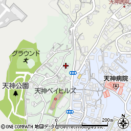 長崎県佐世保市天神町1104周辺の地図