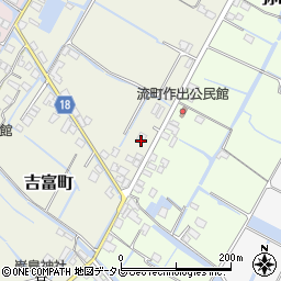 福岡県柳川市吉富町232周辺の地図