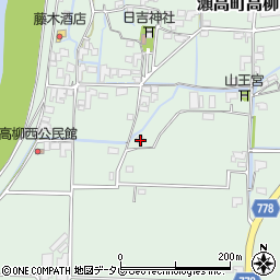 福岡県みやま市瀬高町高柳581周辺の地図