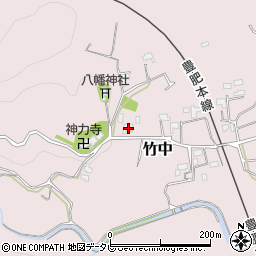 大分県大分市竹中1281周辺の地図