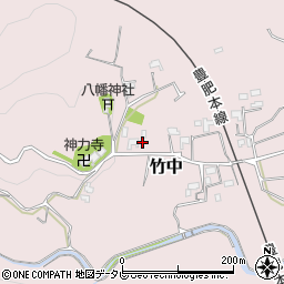 大分県大分市竹中1283周辺の地図