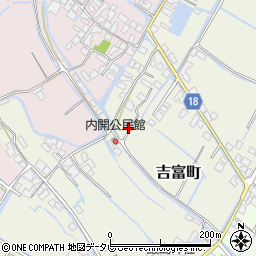 福岡県柳川市吉富町412周辺の地図