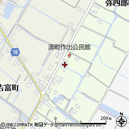 福岡県柳川市弥四郎町331周辺の地図