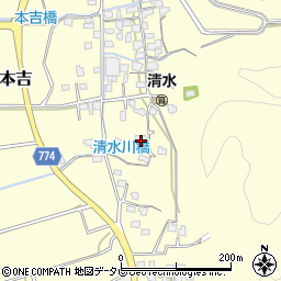 福岡県みやま市瀬高町本吉816周辺の地図