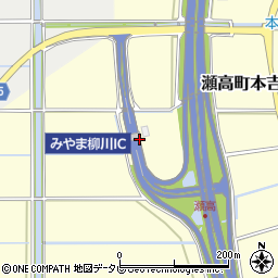 福岡県みやま市瀬高町本吉2070周辺の地図