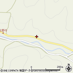 福岡県八女市立花町白木1721周辺の地図