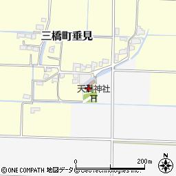 福岡県柳川市三橋町垂見2120周辺の地図