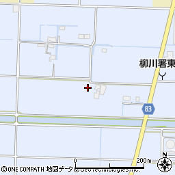 福岡県柳川市大和町六合173周辺の地図