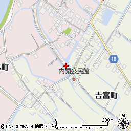 福岡県柳川市吉富町439周辺の地図
