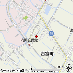 福岡県柳川市吉富町420周辺の地図