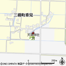 福岡県柳川市三橋町垂見2119周辺の地図