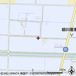 福岡県柳川市大和町六合114周辺の地図