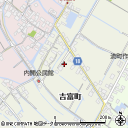 福岡県柳川市吉富町382周辺の地図