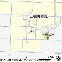 福岡県柳川市三橋町垂見2087周辺の地図