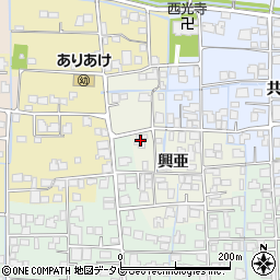 佐賀県杵島郡白石町興亜1034-2周辺の地図