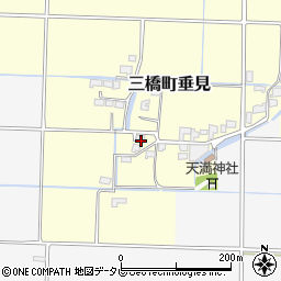 福岡県柳川市三橋町垂見2088周辺の地図