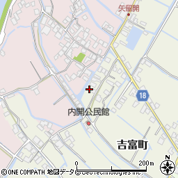 福岡県柳川市吉富町436周辺の地図