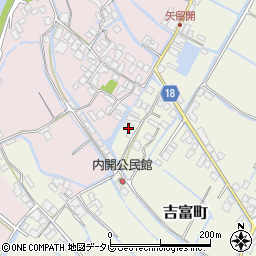 福岡県柳川市吉富町436-1周辺の地図