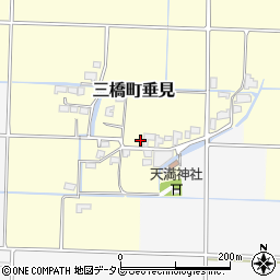 福岡県柳川市三橋町垂見2140周辺の地図