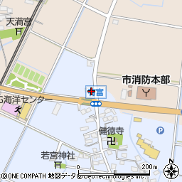 福岡県みやま市瀬高町大江43周辺の地図