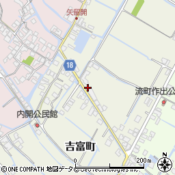 福岡県柳川市吉富町218周辺の地図