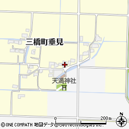 福岡県柳川市三橋町垂見2152周辺の地図