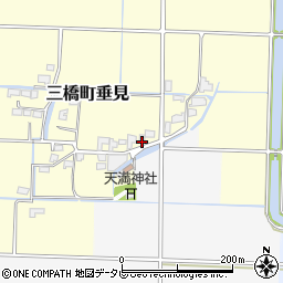 福岡県柳川市三橋町垂見2151周辺の地図