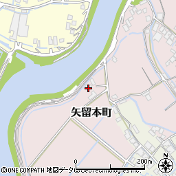 福岡県柳川市矢留本町543周辺の地図