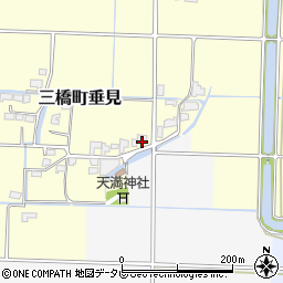 福岡県柳川市三橋町垂見2154周辺の地図