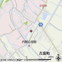 福岡県柳川市吉富町435周辺の地図