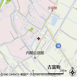 福岡県柳川市吉富町434周辺の地図