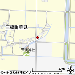 福岡県柳川市三橋町垂見2158周辺の地図
