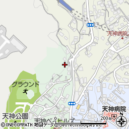 長崎県佐世保市天神町1074-6周辺の地図