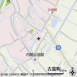 福岡県柳川市吉富町431周辺の地図